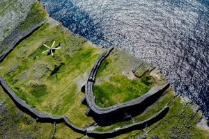 Aran Islands Aerial View