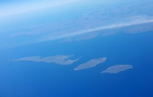 Aran Islands - aerial view